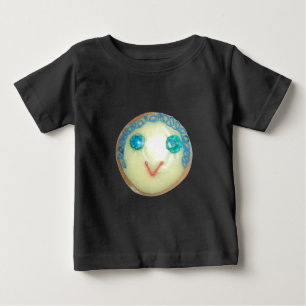 Blue Hair Emoji Art Print/Graphic Baby T-Shirt