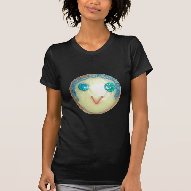 Blue Hair Emoji Art Print/Graphic T-Shirt (Front)