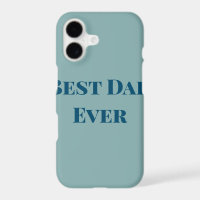 Blue happy father's day best Dad ever add text nam