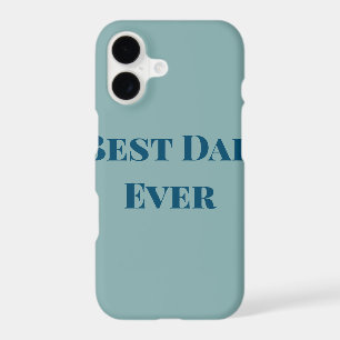 Blue happy father's day best Dad ever add text nam