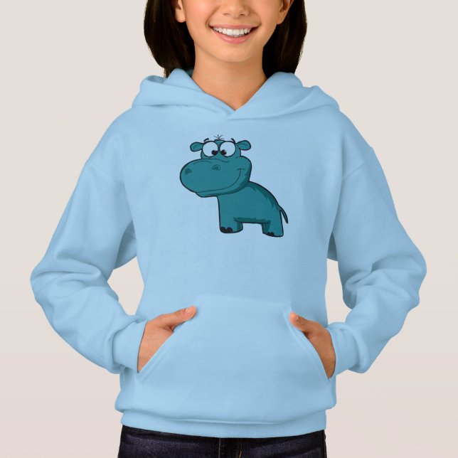 Blue Happy Hippo (Front)