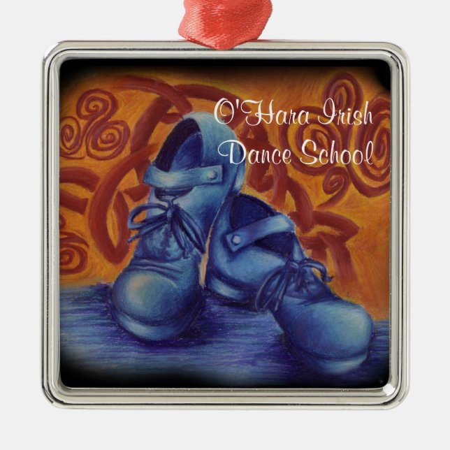 Blue Hard Shoes Ornament (Front)