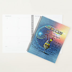Blue Hawaii Cocktail (#1 of 12 Drink Recipe Sets) Planner