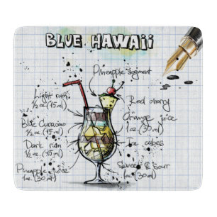 Blue Hawaii Cutting Board