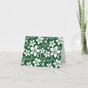 BLUE HAWAII (FOREST GREEN) THANK YOU CARD