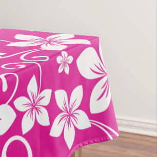 BLUE HAWAII (HOT PINK) TABLECLOTH