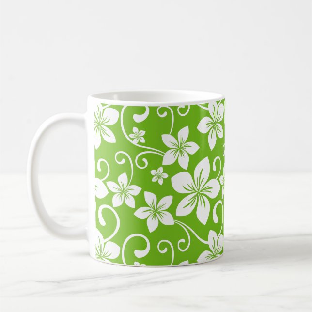 BLUE HAWAII (LIME) COFFEE MUG (Left)