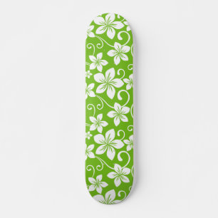 BLUE HAWAII (LIME) SKATEBOARD