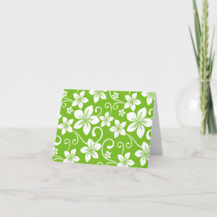 BLUE HAWAII (LIME) THANK YOU CARD