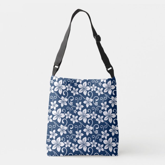 BLUE HAWAII (NAVY BLUE CROSSBODY BAG (Back)
