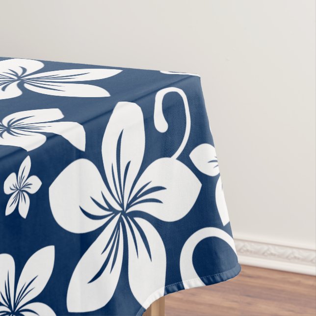 BLUE HAWAII (NAVY BLUE) TABLECLOTH (In Situ)