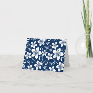 BLUE HAWAII (NAVY BLUE) THANK YOU CARD