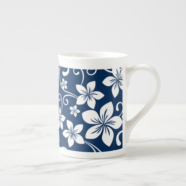 BLUE HAWAII (NAVY) BONE CHINA MUG (Right)