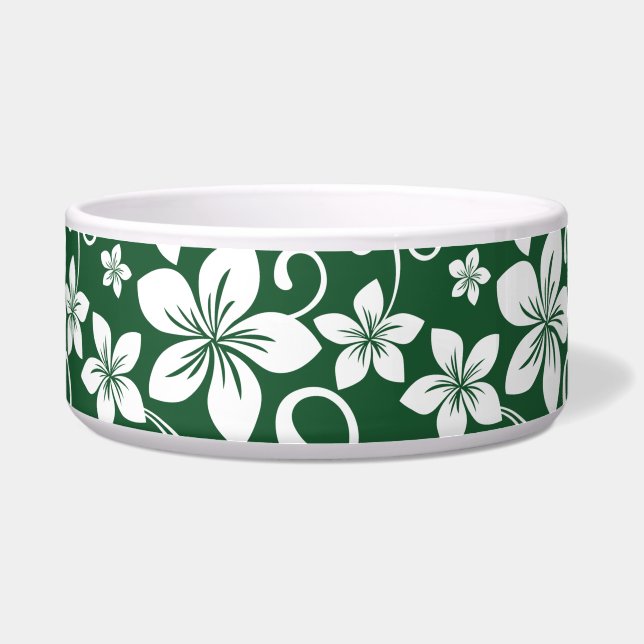 BLUE HAWAII PATTERN IN FOREST GREEN (Front)