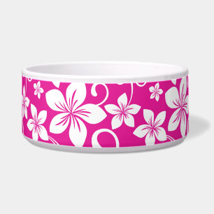 BLUE HAWAII PATTERN IN HOT PINK