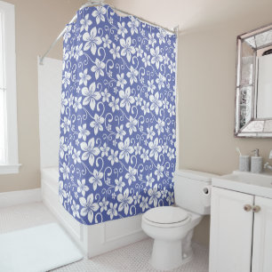 BLUE HAWAII (PERIWINKLE) SHOWER CURTAIN
