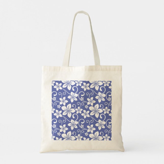 BLUE HAWAII (PERIWINKLE) TOTE BAG (Back)