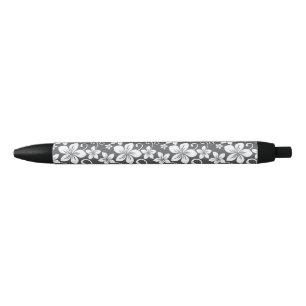 BLUE HAWAII (PEWTER) BLACK INK PEN