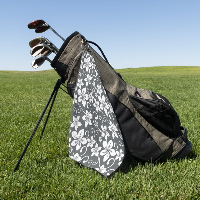 BLUE HAWAII (PEWTER) GOLF TOWEL (Green)