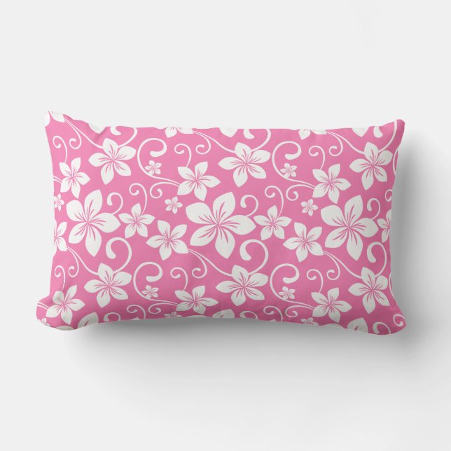 BLUE HAWAII (PINK) LUMBAR CUSHION (Front)