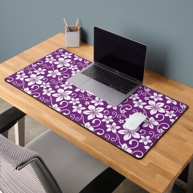 BLUE HAWAII (PLUM) DESK MAT (Office 2)