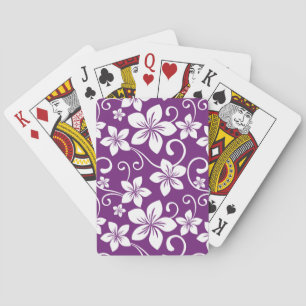 BLUE HAWAII (PLUM) PLAYING CARDS