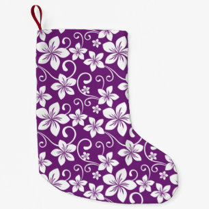 BLUE HAWAII (PLUM) SMALL CHRISTMAS STOCKING