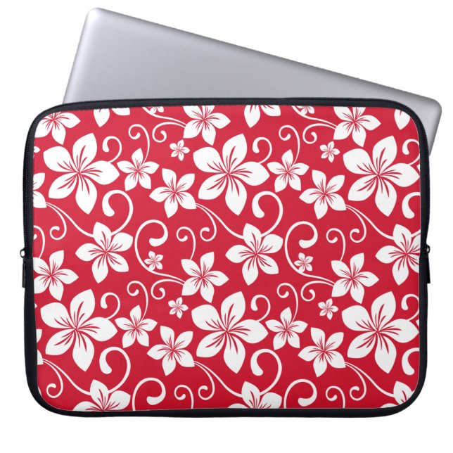 BLUE HAWAII (RED) LAPTOP SLEEVE (Front)
