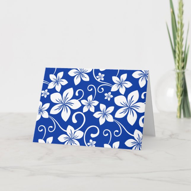 BLUE HAWAII (ROYAL BLUE) CARD (Front)