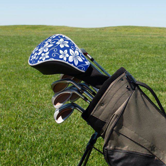 BLUE HAWAII (ROYAL BLUE) GOLF HEAD COVER (In Situ)
