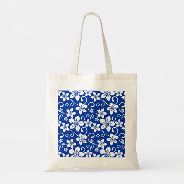 BLUE HAWAII (ROYAL BLUE) TOTE BAG (Back)