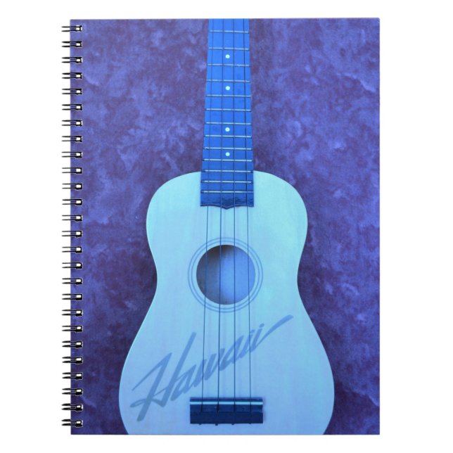 Blue Hawaii Spiral Notebook (Front)