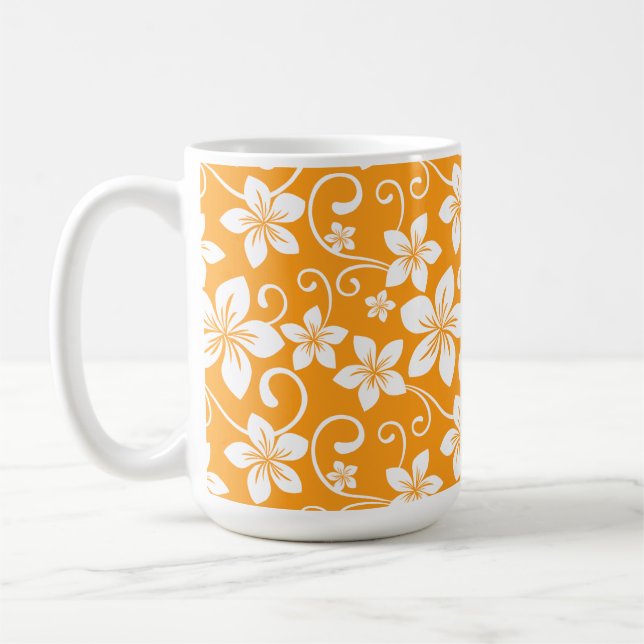 BLUE HAWAII (TANGERINE) COFFEE MUG (Left)