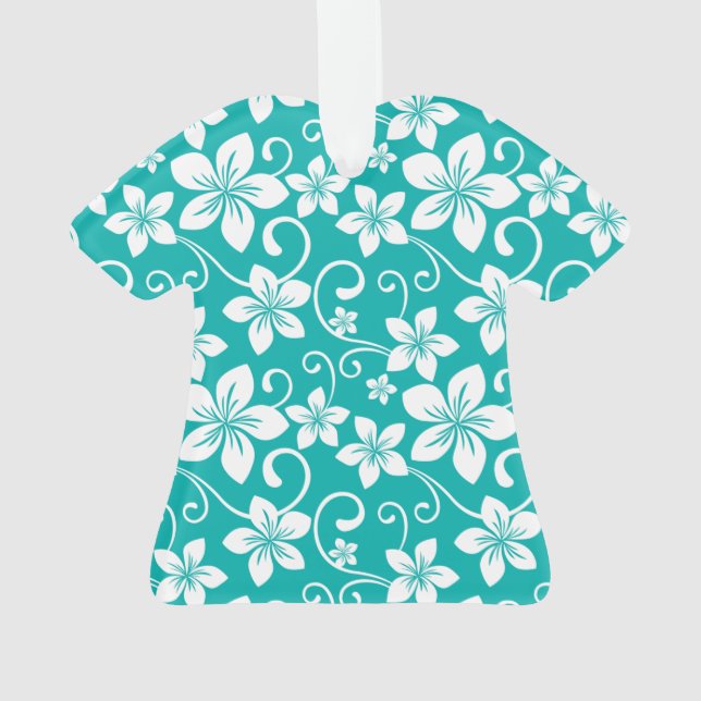 BLUE HAWAII (TEAL) ORNAMENT (Back)