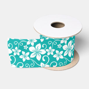BLUE HAWAII (TEAL) SATIN RIBBON