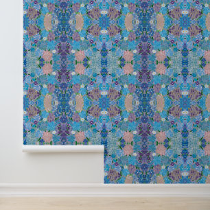 Blue Haze Floral Peel & Stick Wallpaper
