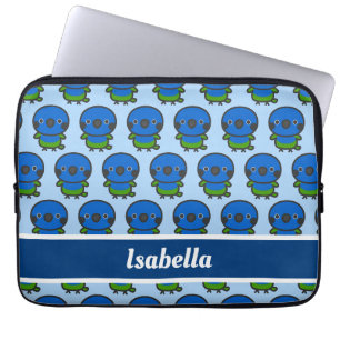 Blue-headed parrot laptop sleeve