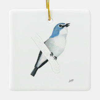 Blue-headed Vireo Ceramic Ornament