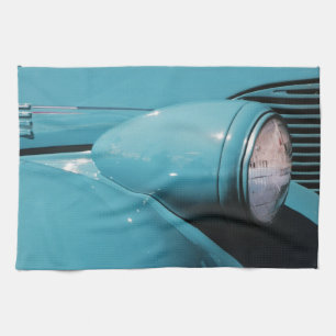 Blue Headlight Tea Towel
