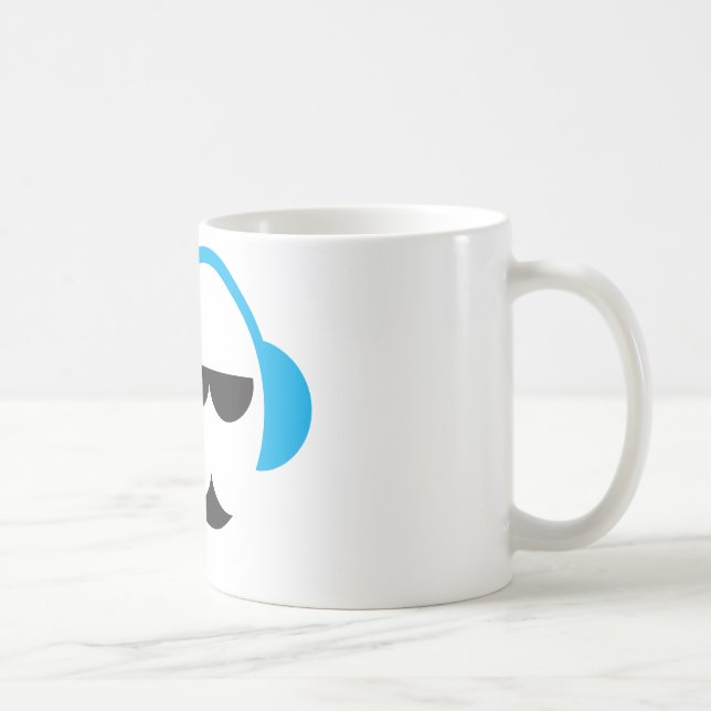 Blue Headphones Mug (Right)