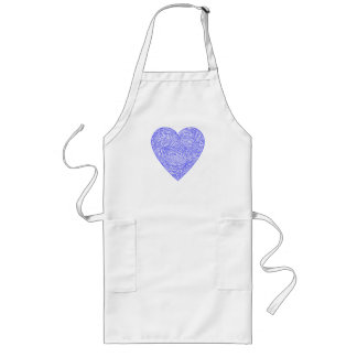 Blue Heart Apron
