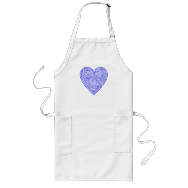 Blue Heart Apron (Front)