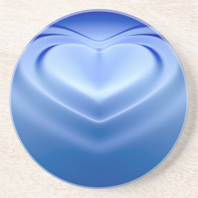 Blue Heart Coaster (Front)