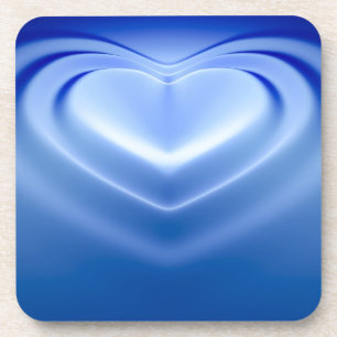 Blue Heart Coaster