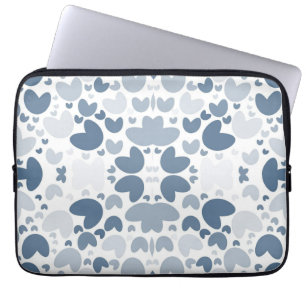 Blue Heart Electronics Bag