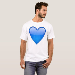 Blue Heart - Emoji T-Shirt