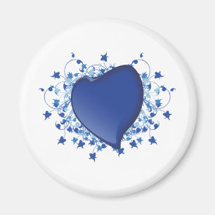 Blue Heart Magnet