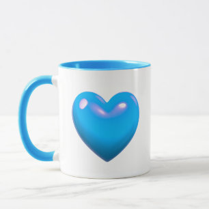 Blue Heart Mug