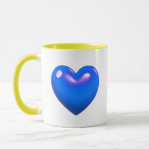 Blue Heart Mug