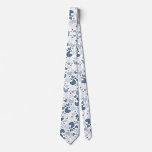 Blue heart Neck Tie